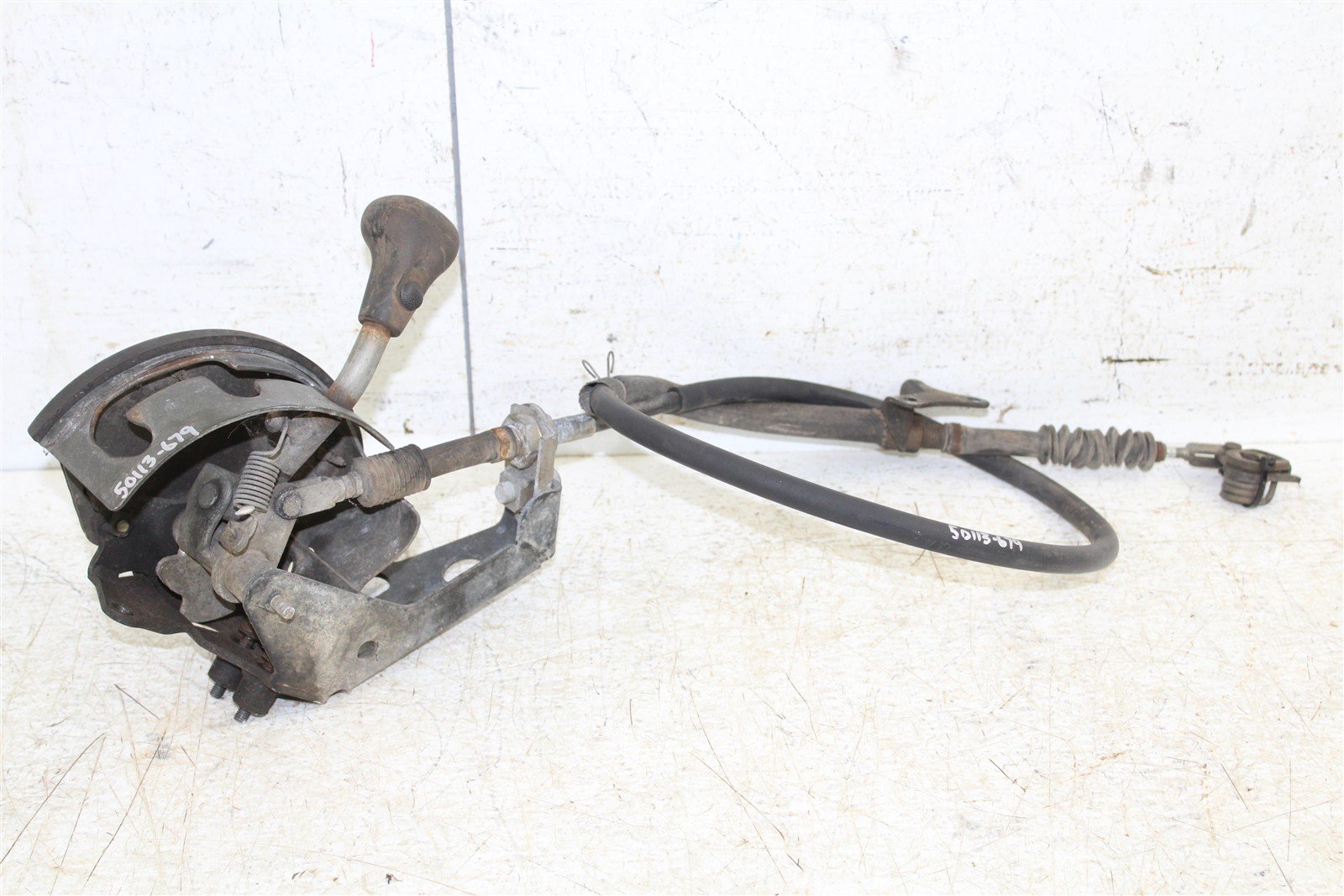 1993 Yamaha Kodiak 400 4x4 Shifter Arm Shift Lever w/ Cable 50113
