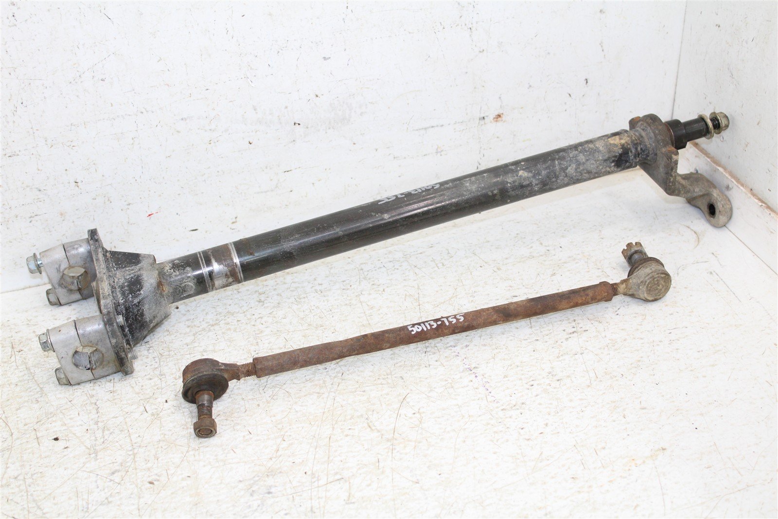 1993 Yamaha Kodiak 400 4x4 Steering Stem Shaft w/ Tie Rod 50113