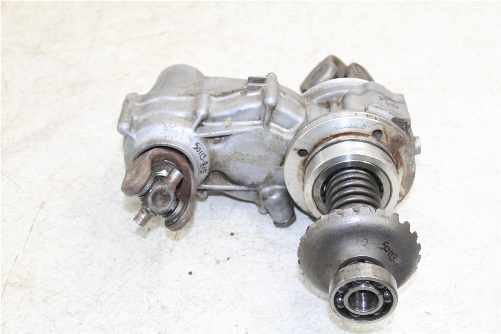 1993 Yamaha Kodiak 400 4x4 Front Transfer Case Assembly Bevel Gear 50113