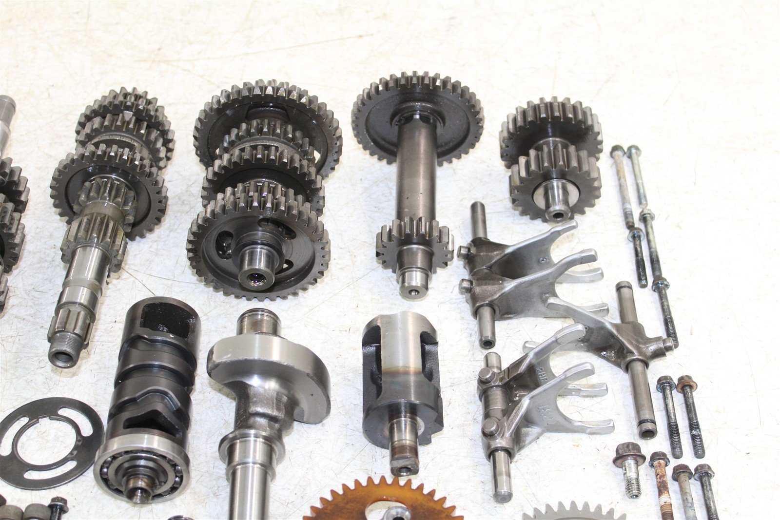 1993 Yamaha Kodiak 400 4x4 Transmission Gears Shift Shaft Forks Drum 50113