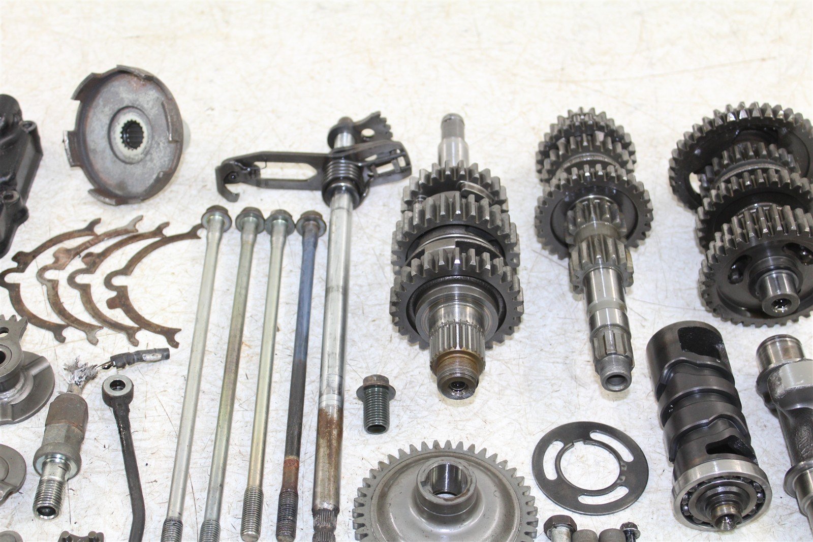 1993 Yamaha Kodiak 400 4x4 Transmission Gears Shift Shaft Forks Drum 50113