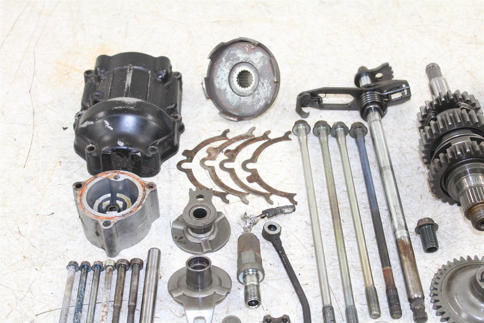 1993 Yamaha Kodiak 400 4x4 Transmission Gears Shift Shaft Forks Drum 50113