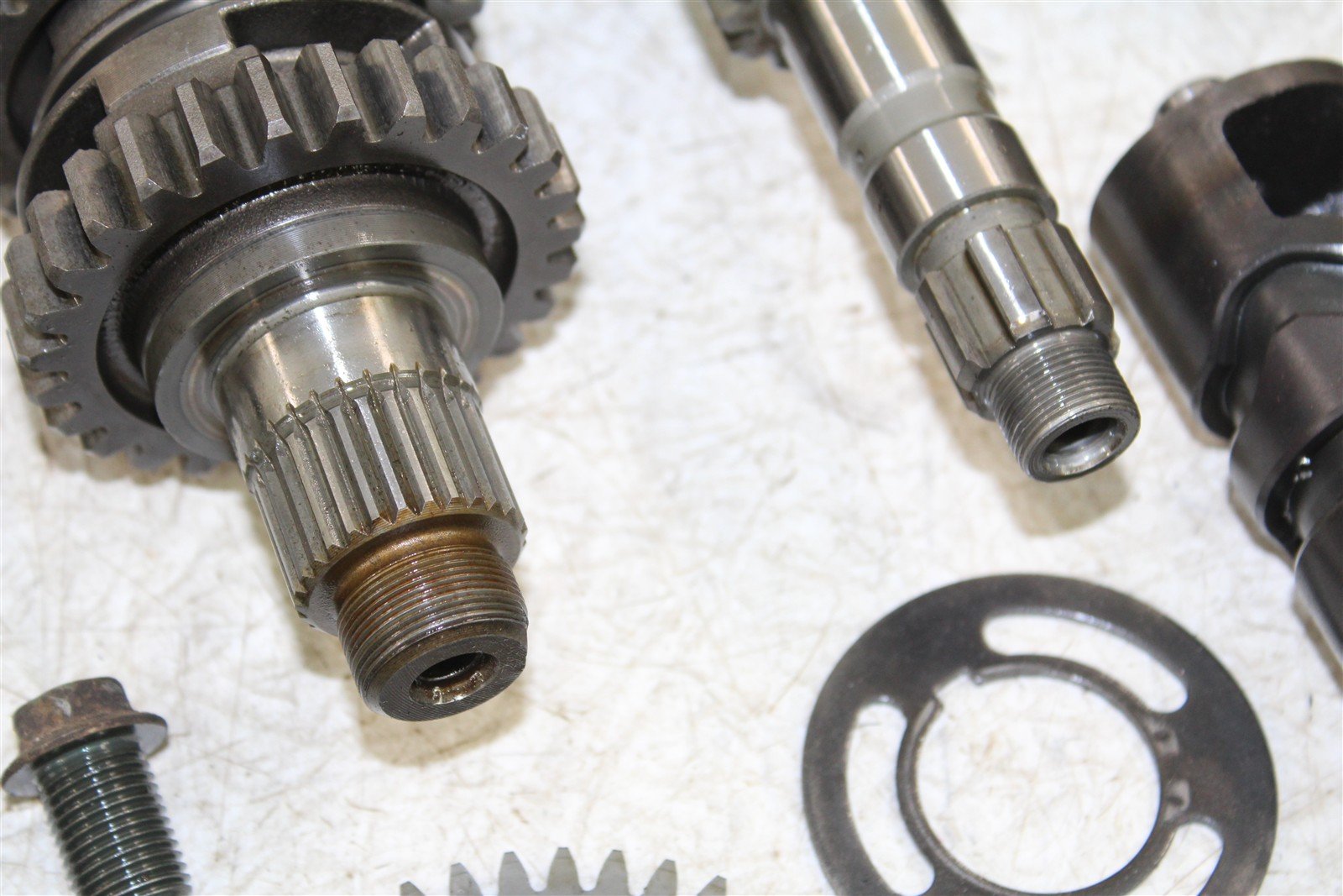 1993 Yamaha Kodiak 400 4x4 Transmission Gears Shift Shaft Forks Drum 50113