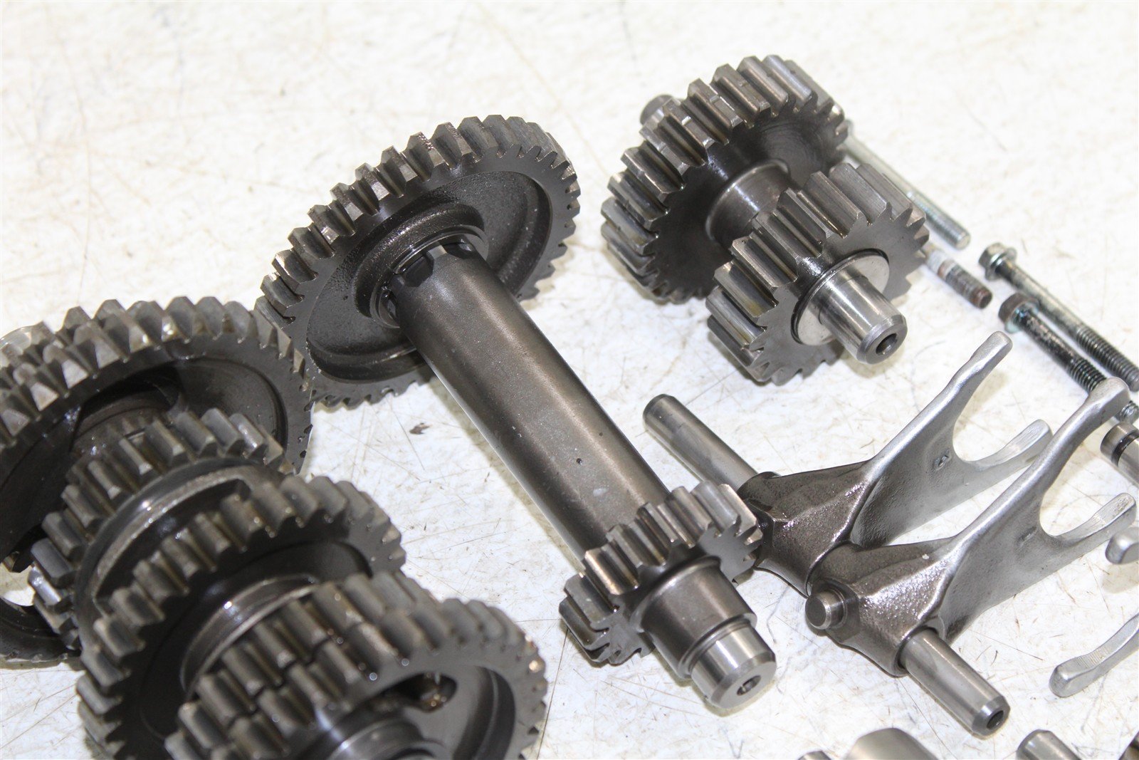 1993 Yamaha Kodiak 400 4x4 Transmission Gears Shift Shaft Forks Drum 50113