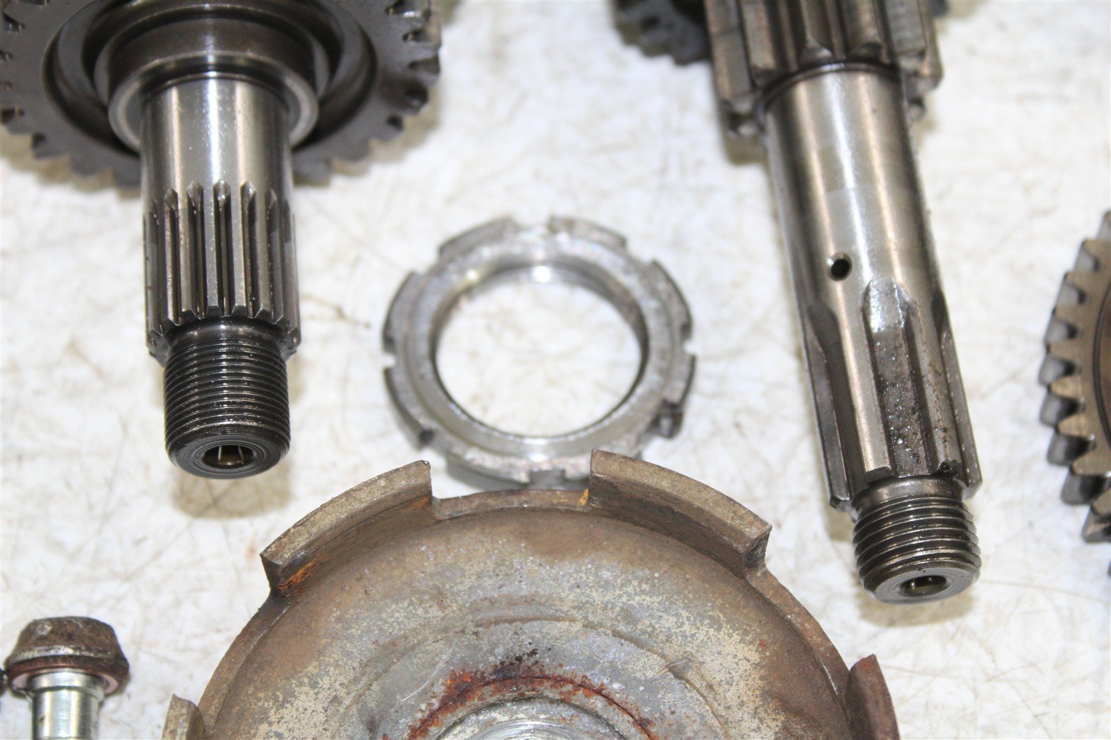 1999 Kawasaki Bayou 300 4x4 Transmission Gears Shift Shaft Forks Drum 24057
