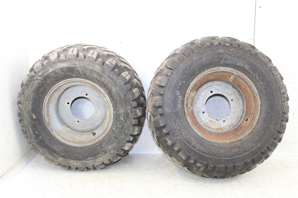 1999 Kawasaki Bayou 300 4x4 Rear Wheel Set Rims 24057