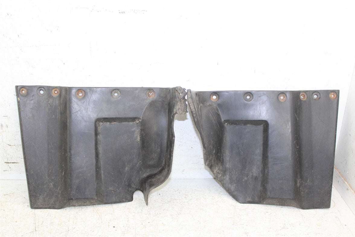 1999 Kawasaki Bayou 300 4x4 Rear Mud Flaps Kick Plates Shields 24057