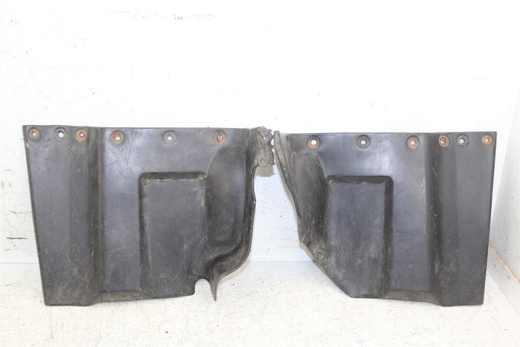 1999 Kawasaki Bayou 300 4x4 Rear Mud Flaps Kick Plates Shields 24057