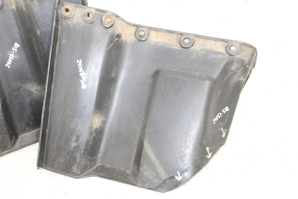 1999 Kawasaki Bayou 300 4x4 Rear Mud Flaps Kick Plates Shields 24057