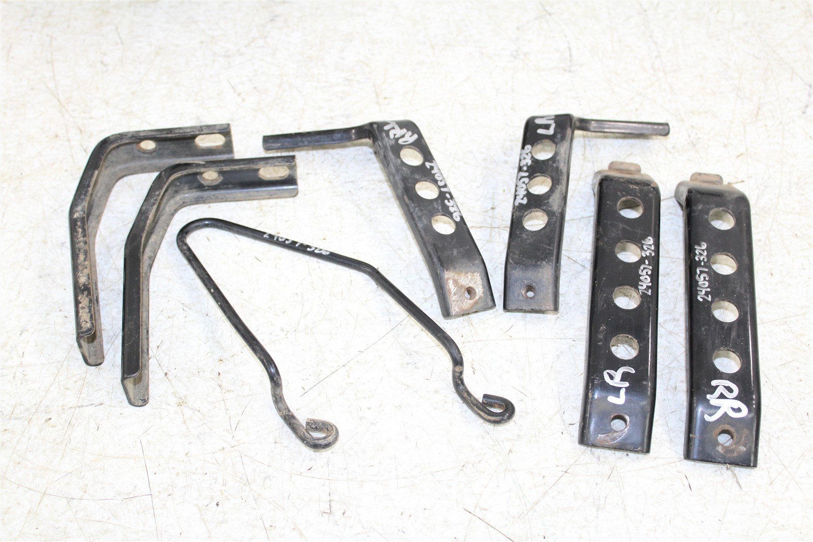 1999 Kawasaki Bayou 300 4x4 Fender Support Mounts Brackets 24057