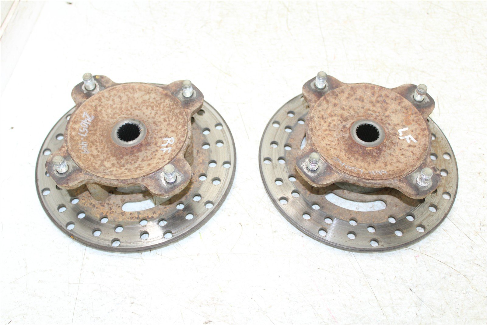 1999 Kawasaki Bayou 300 4x4 Front Hubs Brake Rotors 24057