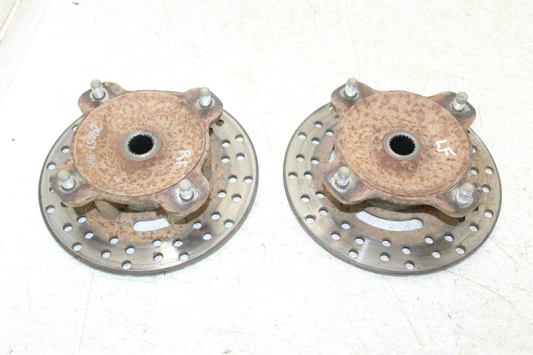 1999 Kawasaki Bayou 300 4x4 Front Hubs Brake Rotors 24057