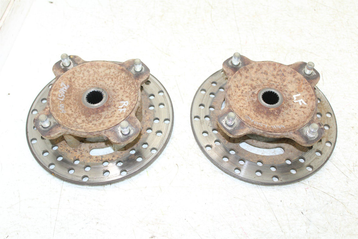 1999 Kawasaki Bayou 300 4x4 Front Hubs Brake Rotors 24057