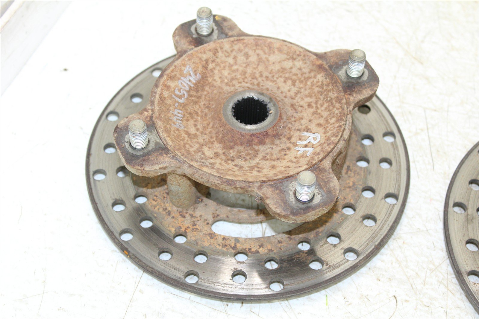 1999 Kawasaki Bayou 300 4x4 Front Hubs Brake Rotors 24057