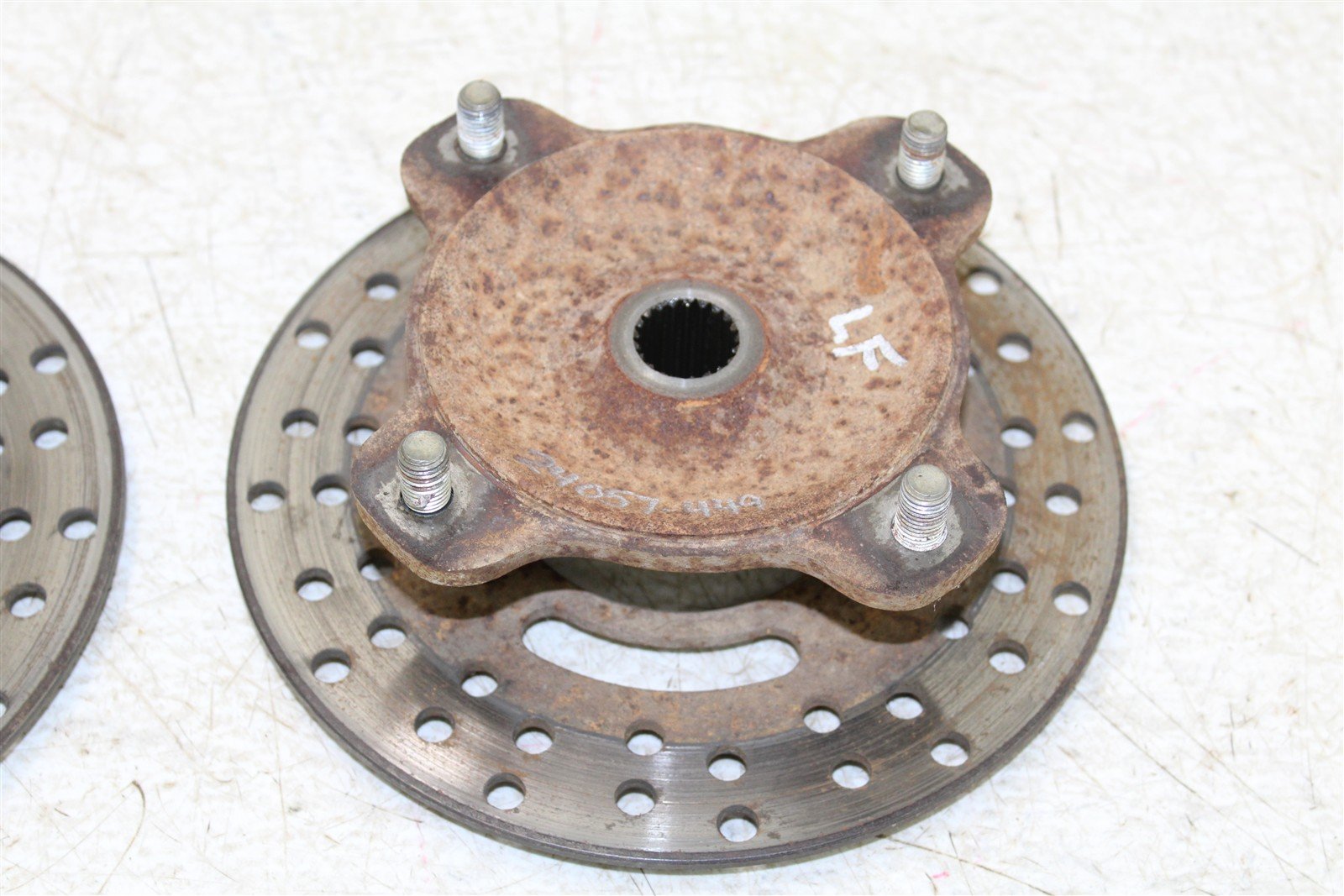 1999 Kawasaki Bayou 300 4x4 Front Hubs Brake Rotors 24057