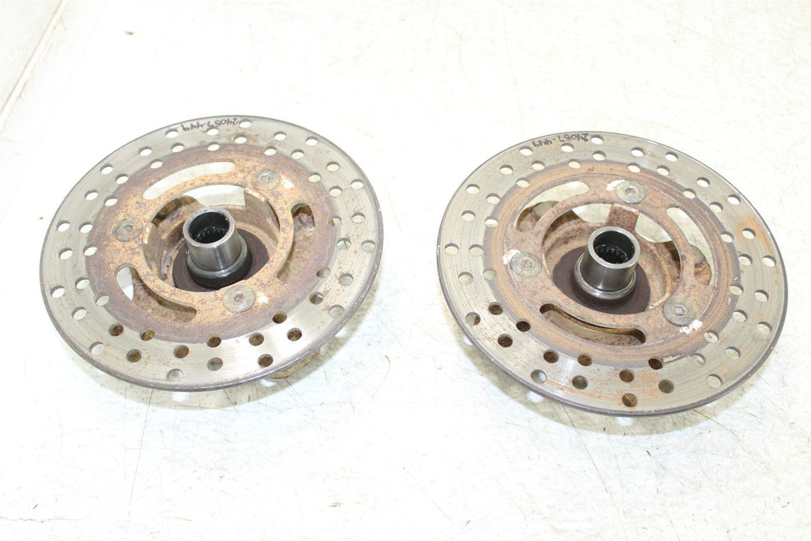 1999 Kawasaki Bayou 300 4x4 Front Hubs Brake Rotors 24057