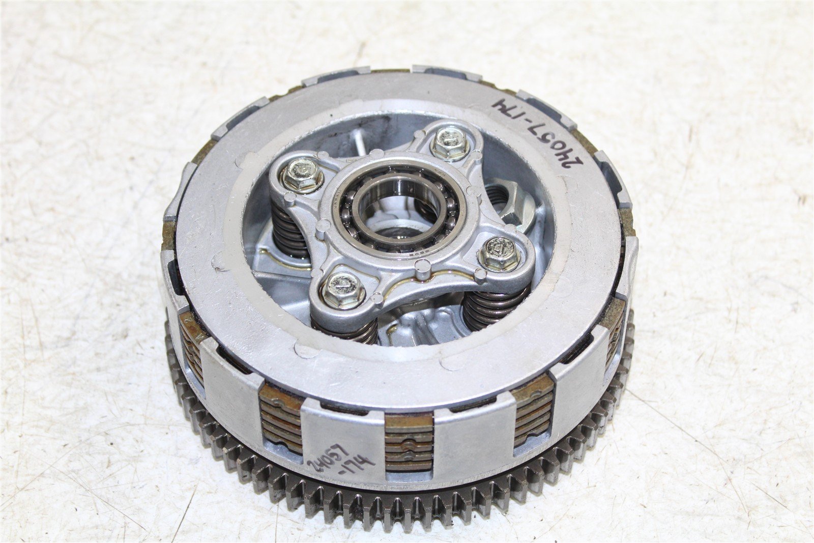 1999 Kawasaki Bayou 300 4x4 Clutch Basket Inner Hub Pressure Plate 24057