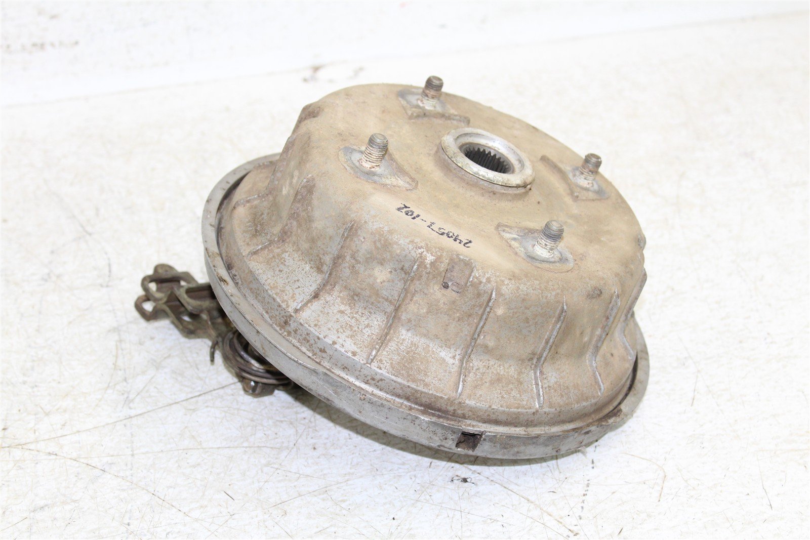 1999 Kawasaki Bayou 300 4x4 Rear Brake Drum Backing Plate Panel Hub 24057