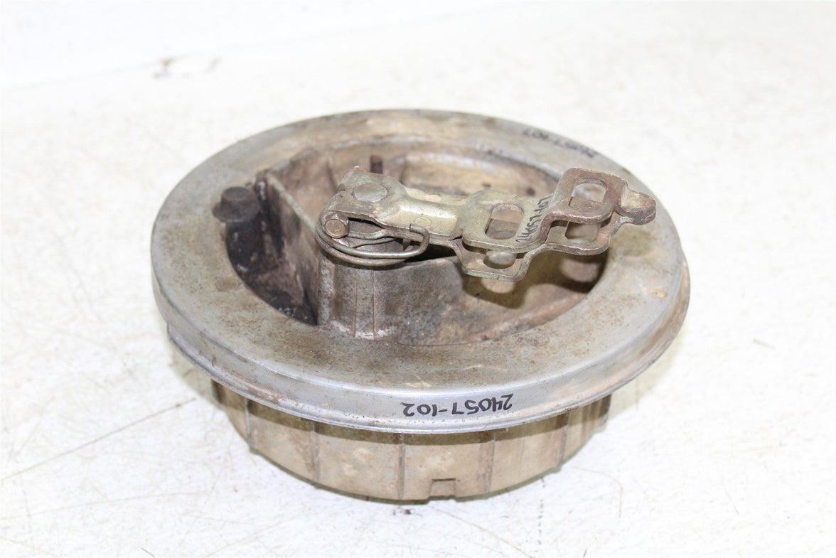 1999 Kawasaki Bayou 300 4x4 Rear Brake Drum Backing Plate Panel Hub 24057