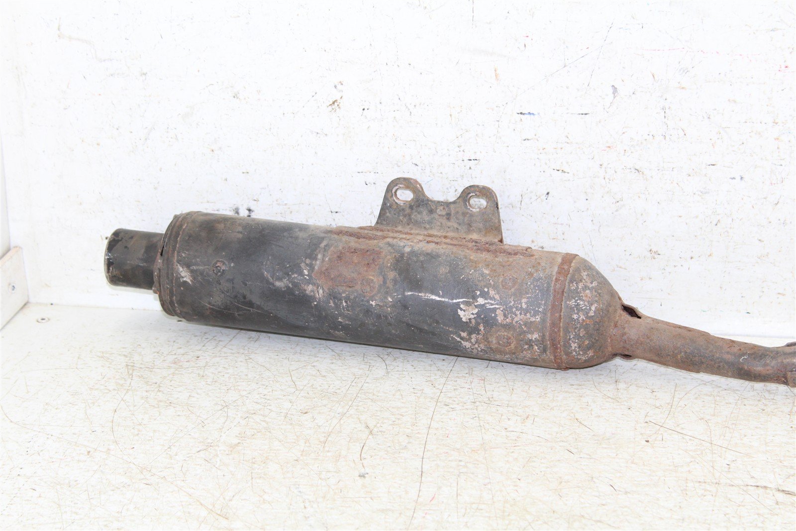 2003 Honda XR 80R Exhaust System Head Pipe Silencer Muffler 525G