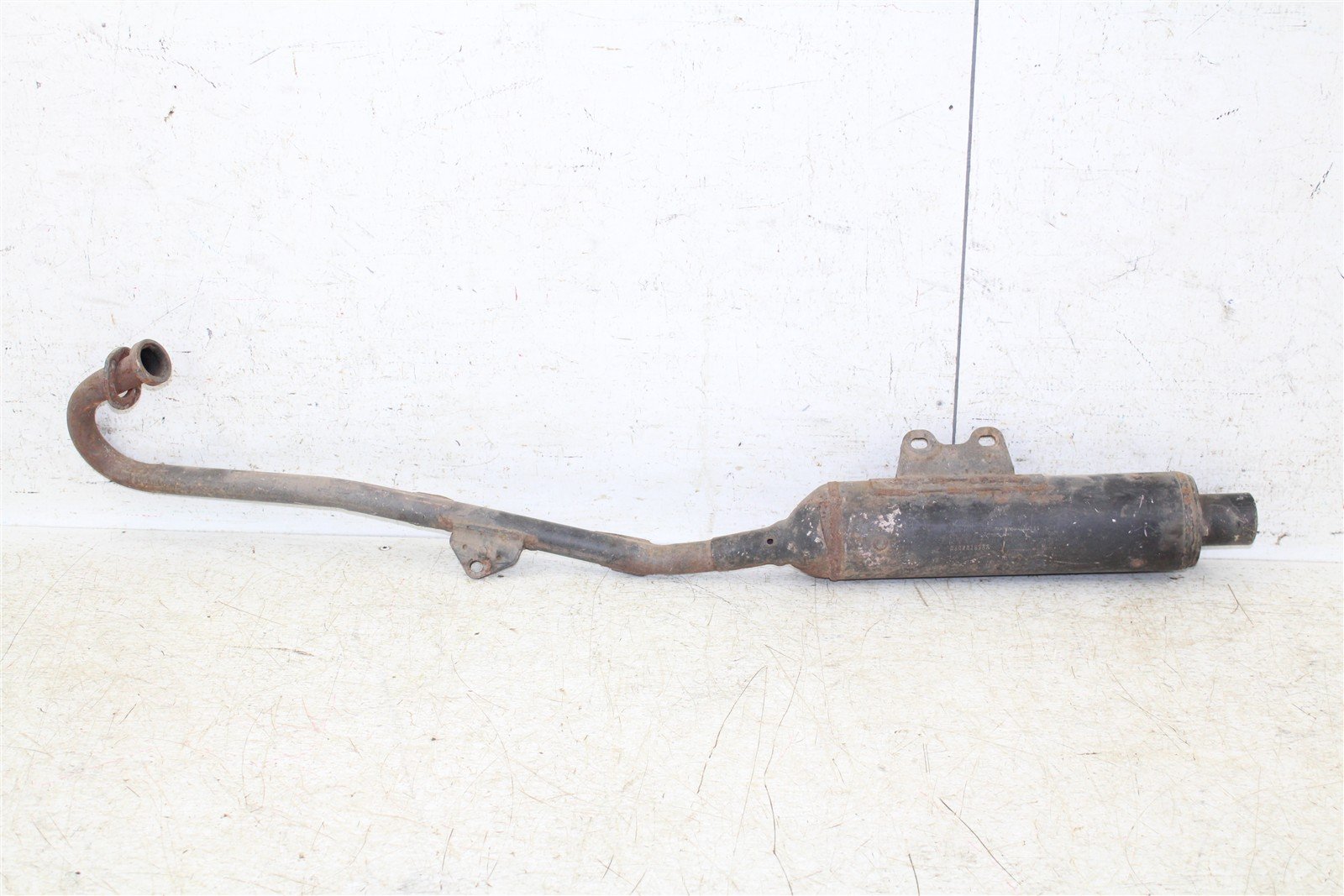 2003 Honda XR 80R Exhaust System Head Pipe Silencer Muffler 525G