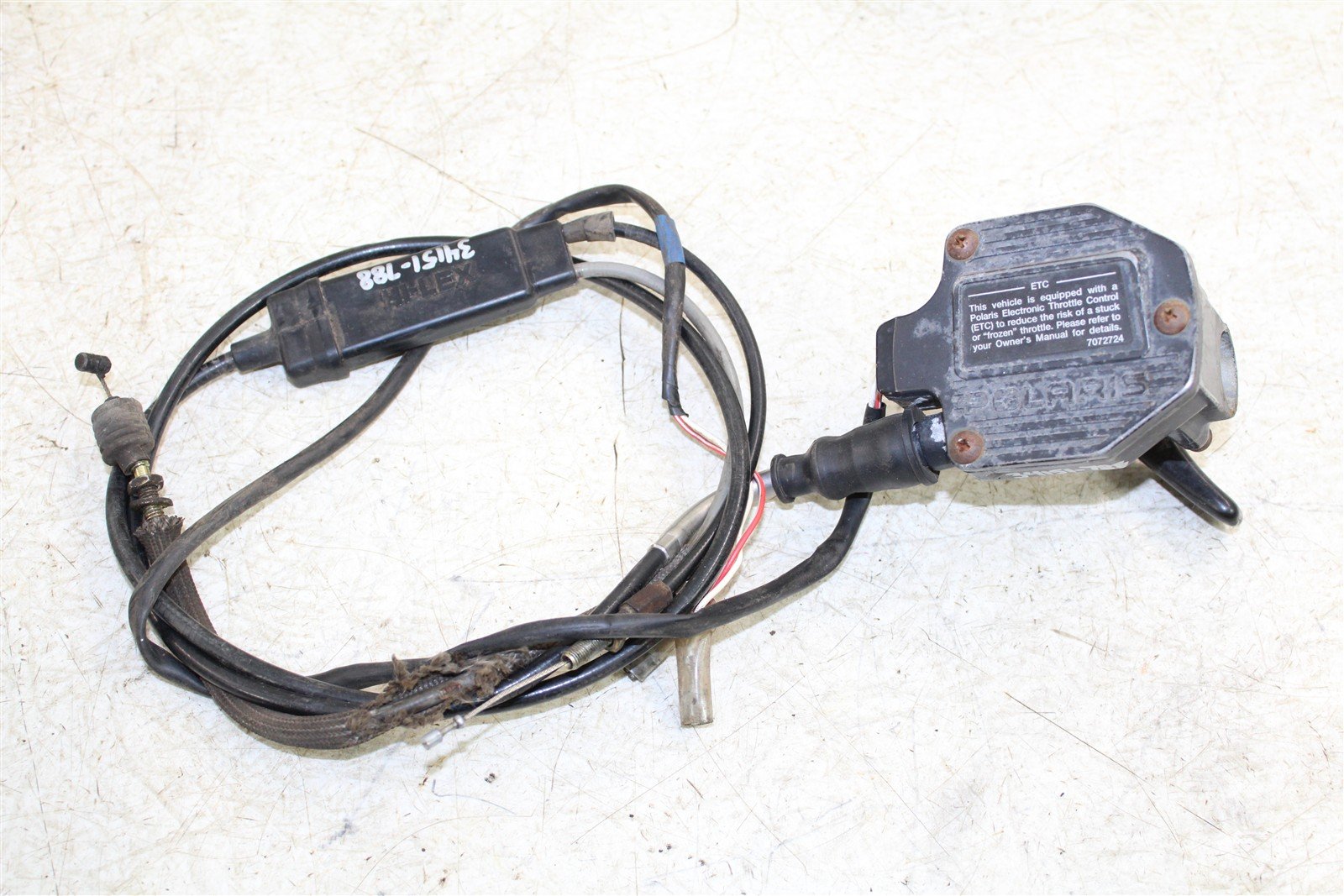 1998 Polaris Xpress 300 Throttle Lever Housing w/ Cable 34151