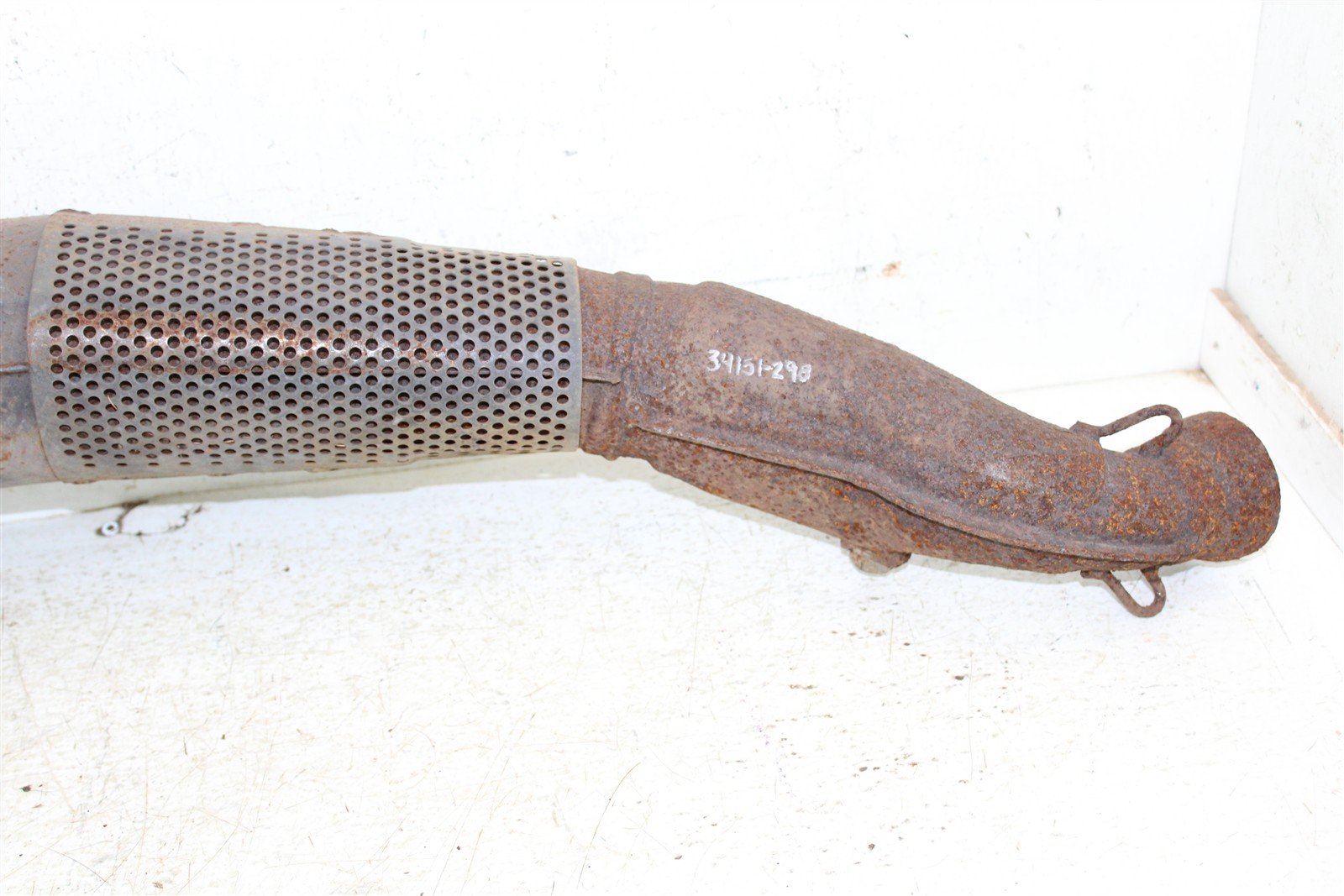 1998 Polaris Xpress 300 Exhaust Head Pipe Silencer Muffler 34151