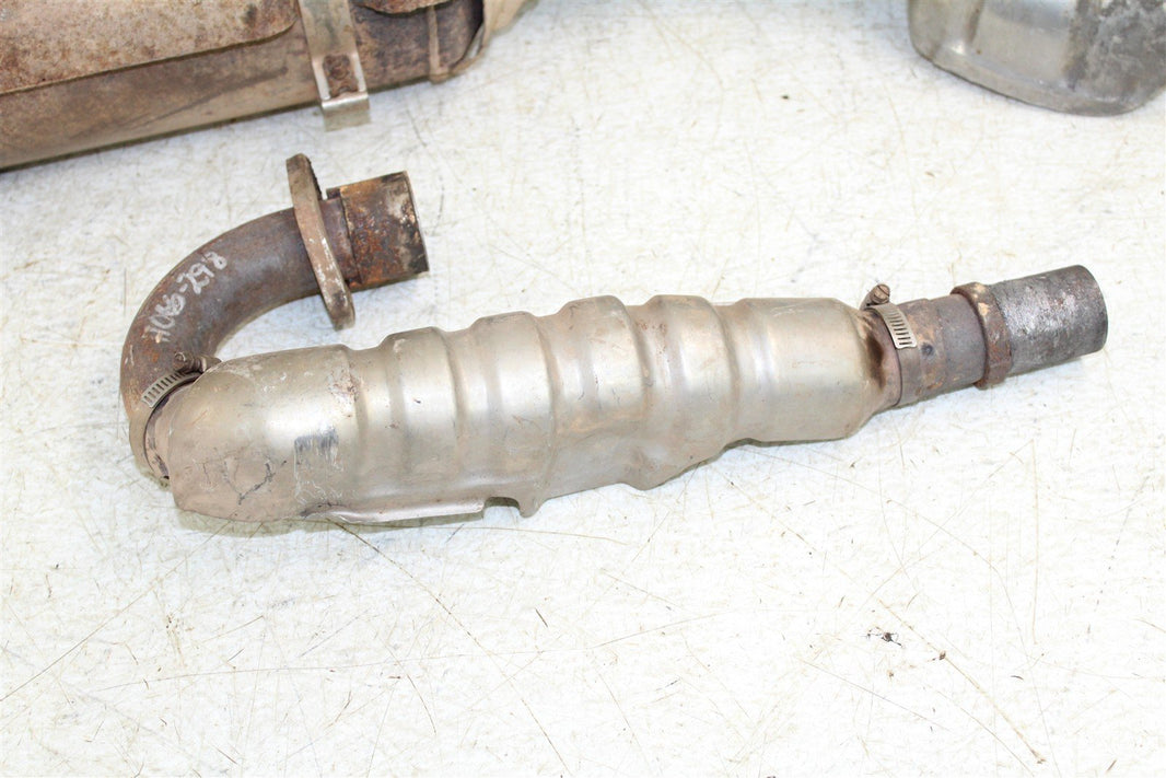 2001 Honda Foreman Rubicon 500 Exhaust Head Pipe Silencer Muffler 11066