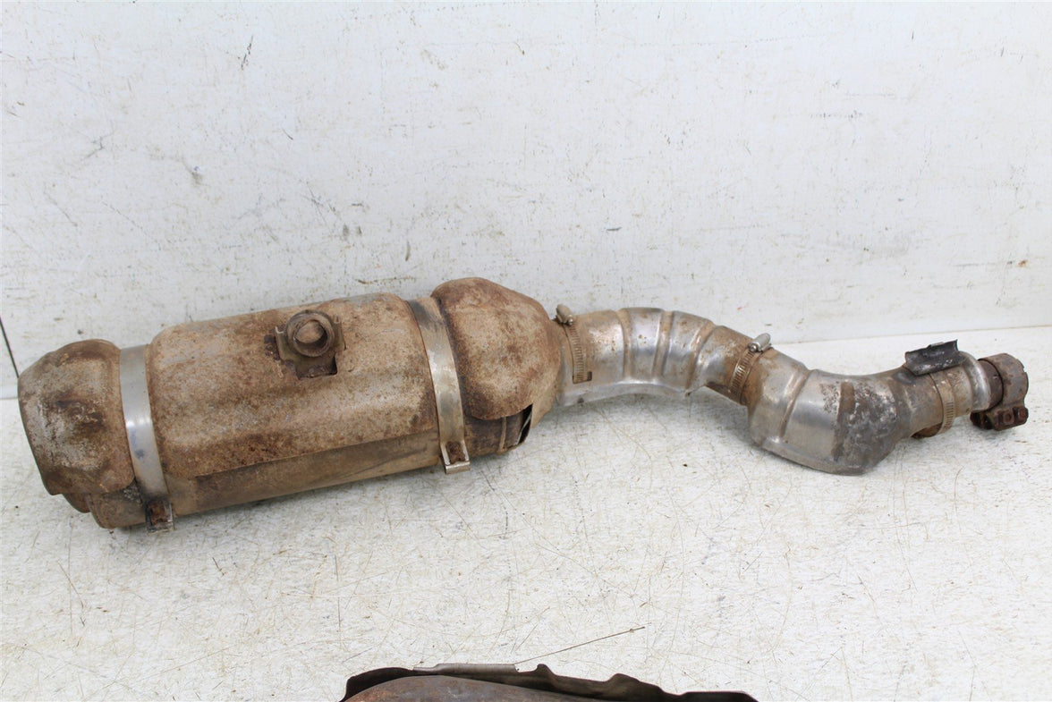 2001 Honda Foreman Rubicon 500 Exhaust Head Pipe Silencer Muffler 11066