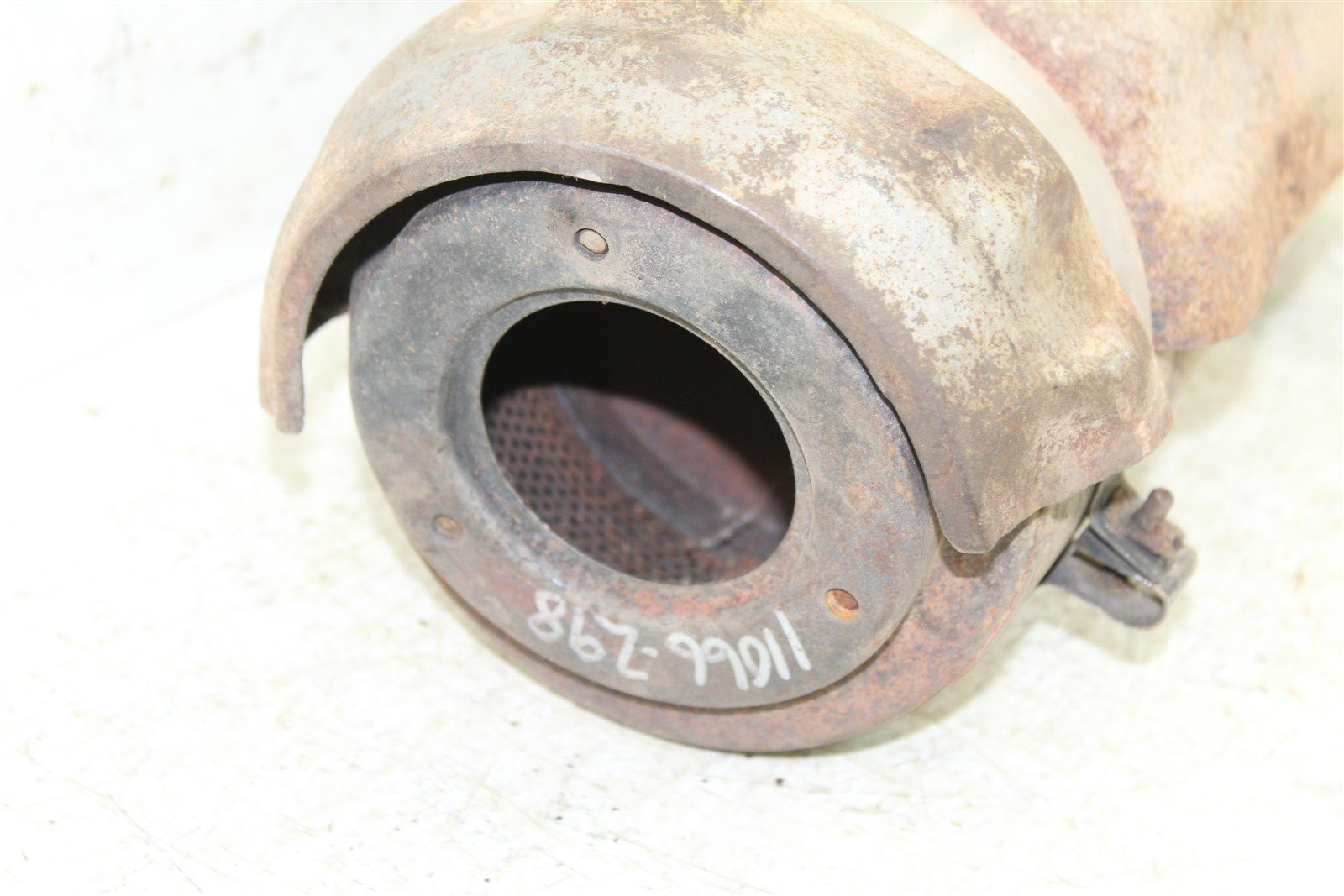 2001 Honda Foreman Rubicon 500 Exhaust Head Pipe Silencer Muffler 11066
