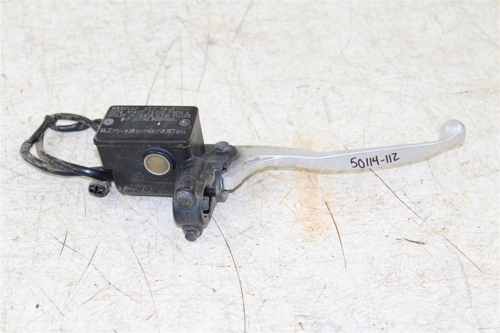 2009 Yamaha Big Bear 250 2x4 Front Brake Master Cylinder Lever 50114
