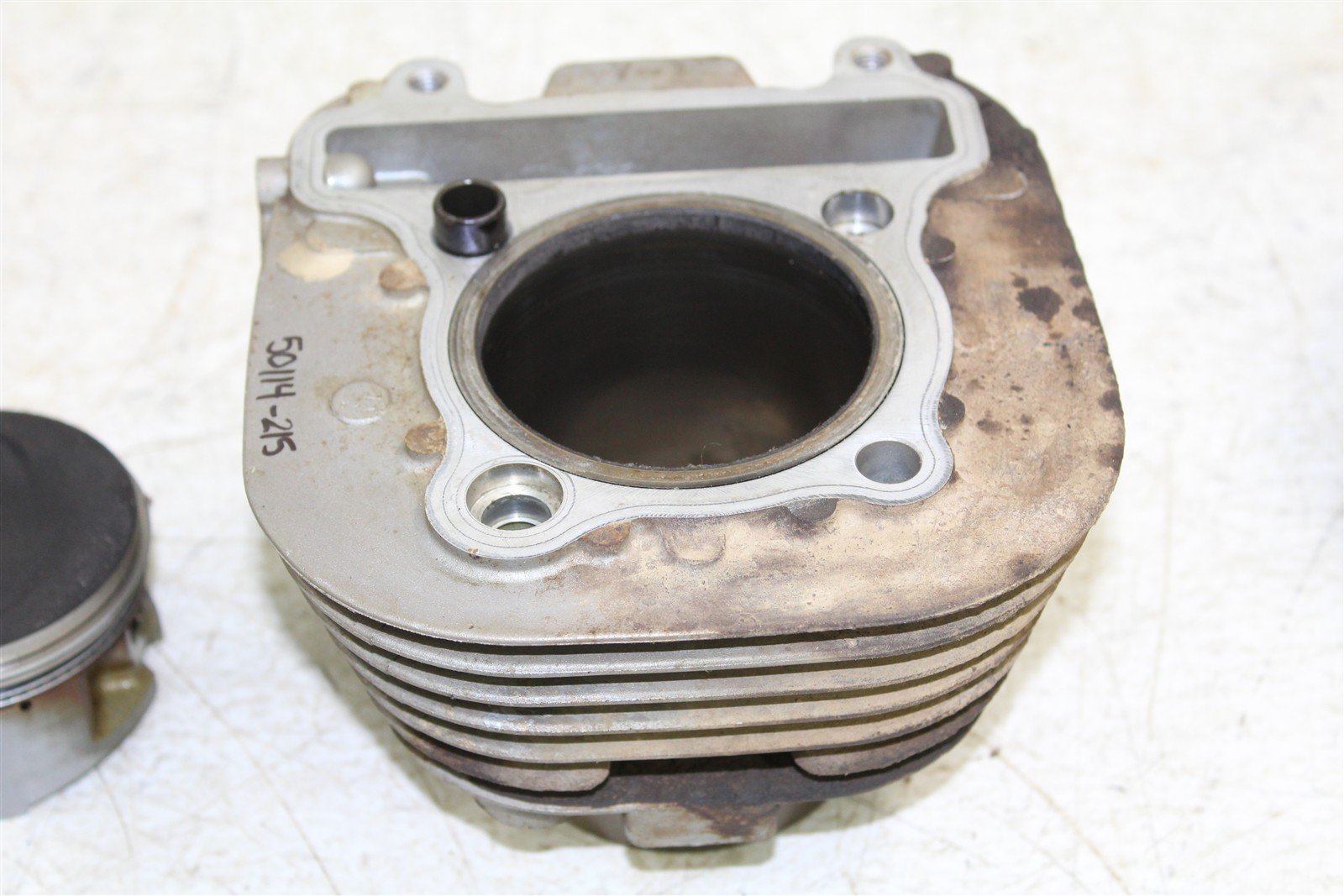 2009 Yamaha Big Bear 250 2x4 Engine Cylinder Jug w/ Piston 50114