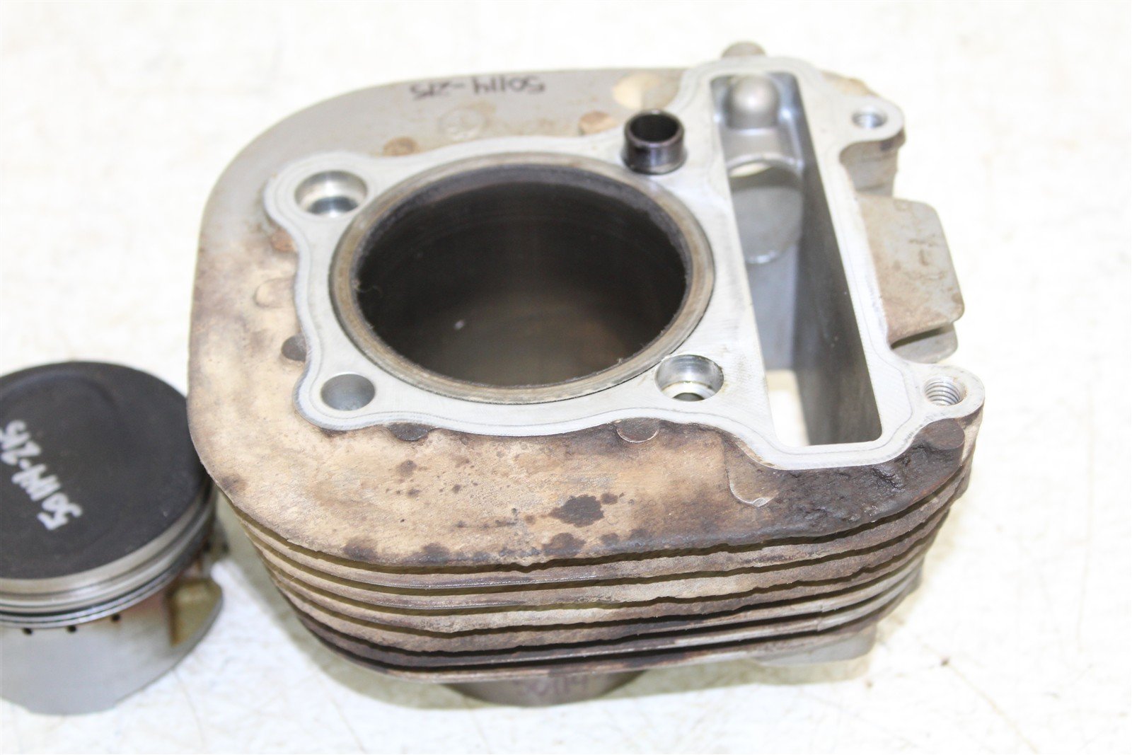2009 Yamaha Big Bear 250 2x4 Engine Cylinder Jug w/ Piston 50114