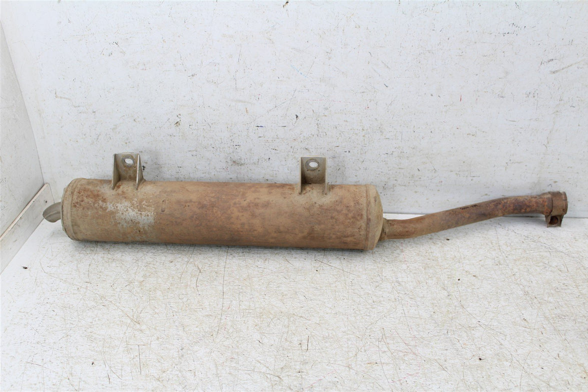 2009 Yamaha Big Bear 250 2x4 Exhaust Head Pipe Silencer Muffler 50114