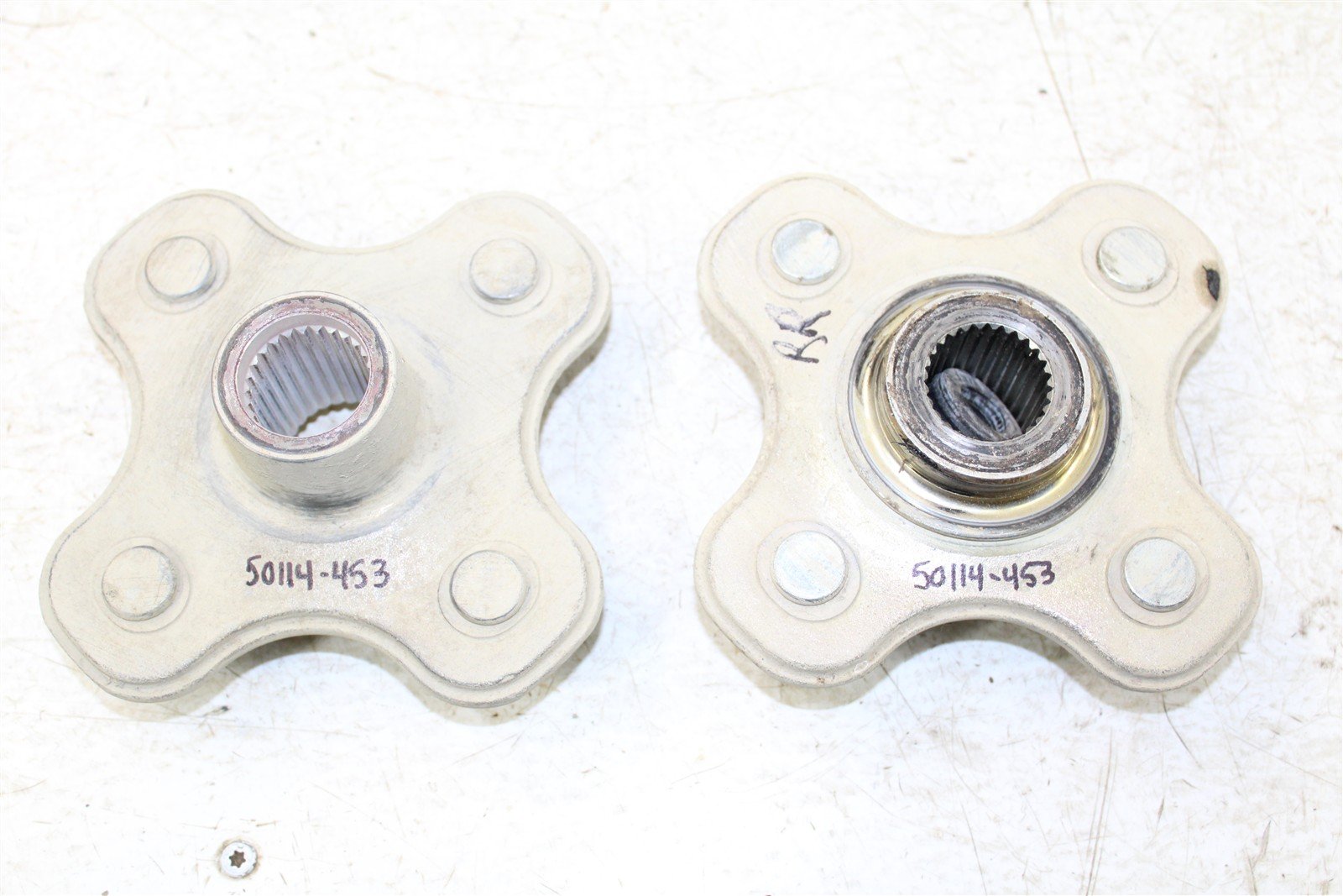 2009 Yamaha Big Bear 250 2x4 Rear Hubs Wheel Mounts 50114