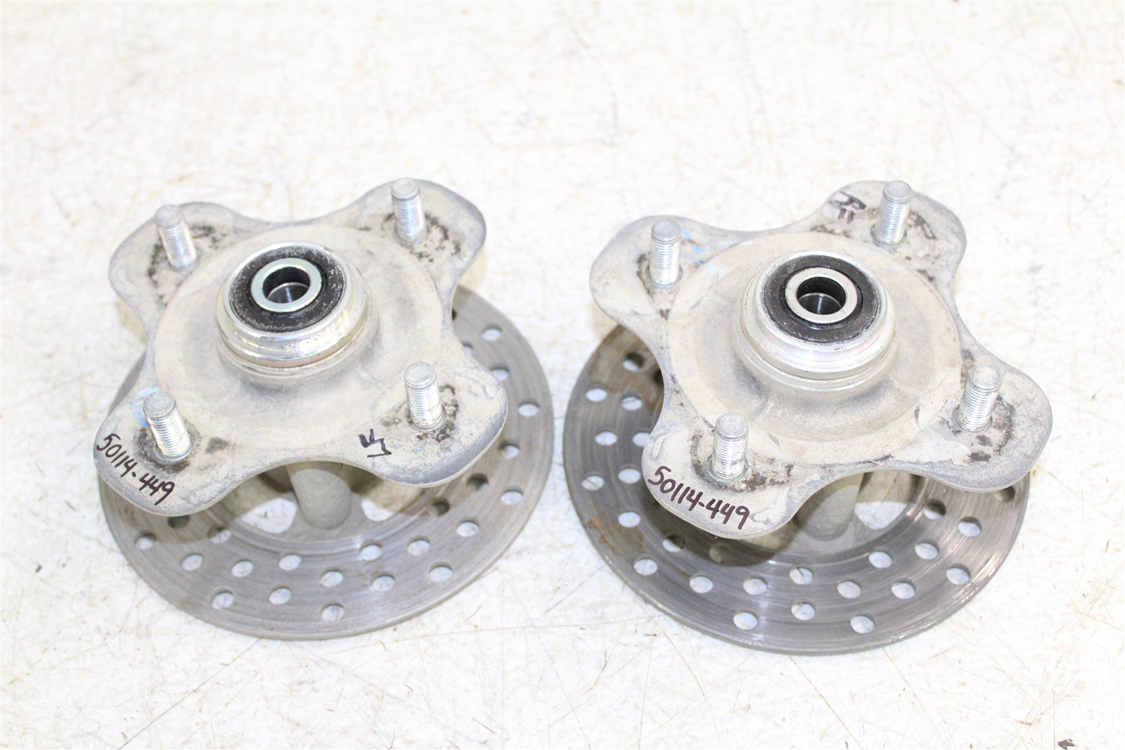 2009 Yamaha Big Bear 250 2x4 Front Hubs Brake Rotor 50114
