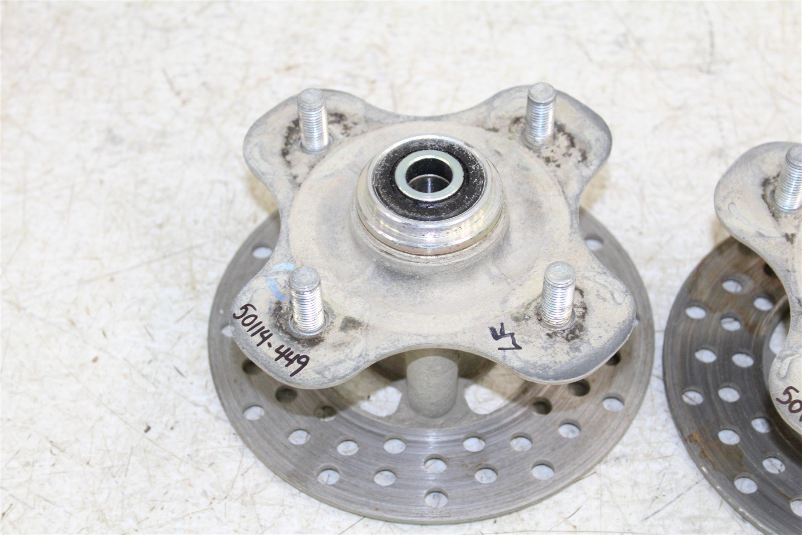 2009 Yamaha Big Bear 250 2x4 Front Hubs Brake Rotor 50114