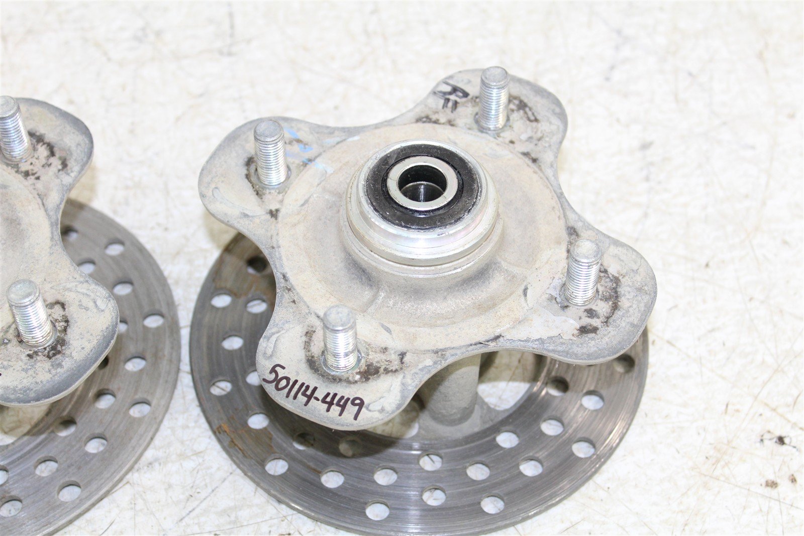 2009 Yamaha Big Bear 250 2x4 Front Hubs Brake Rotor 50114