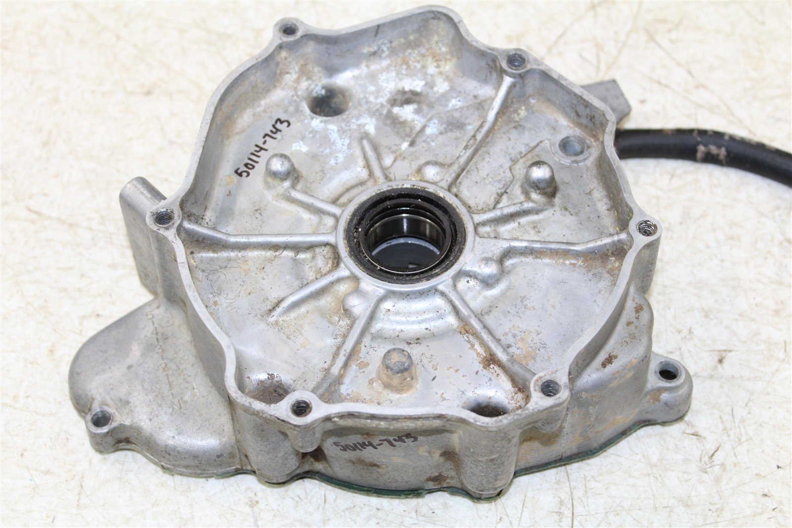 2009 Yamaha Big Bear 250 2x4 Stator Magneto Generator Coil w/ Cover 50114