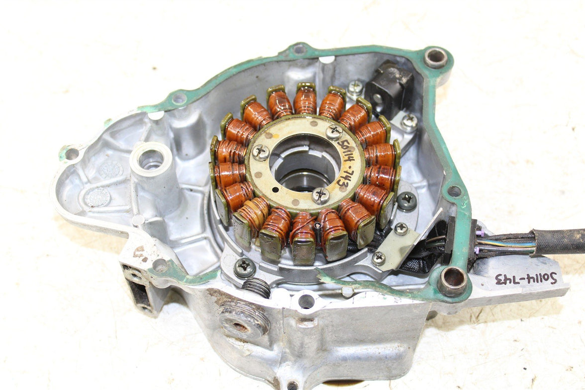 2009 Yamaha Big Bear 250 2x4 Stator Magneto Generator Coil w/ Cover 50114