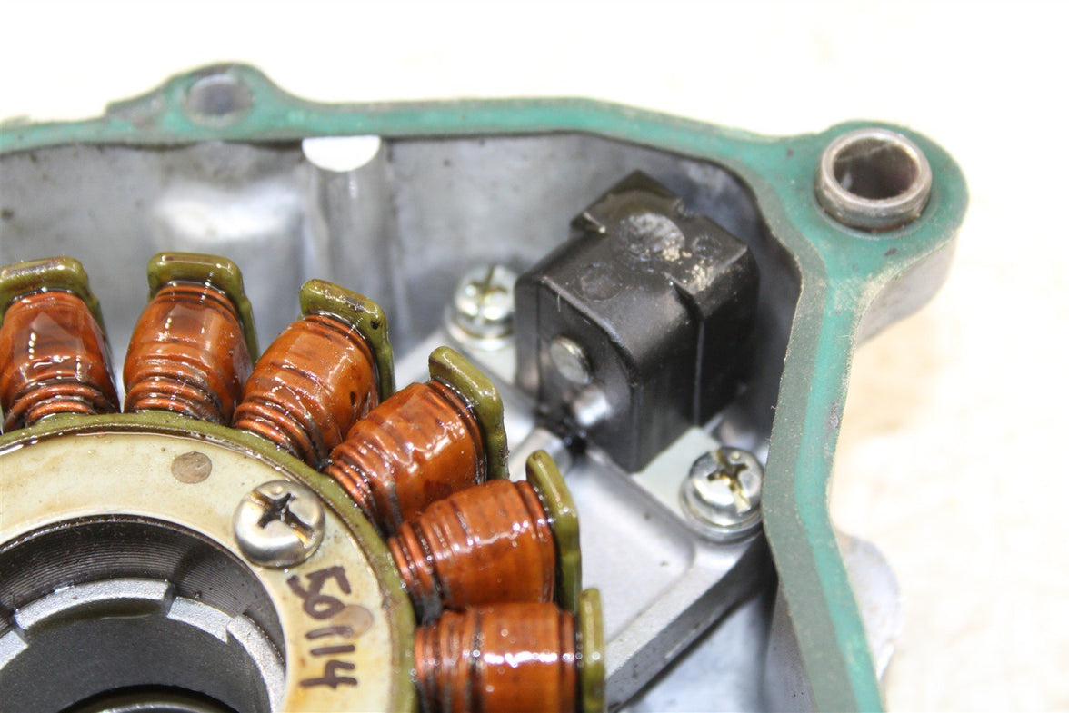 2009 Yamaha Big Bear 250 2x4 Stator Magneto Generator Coil w/ Cover 50114