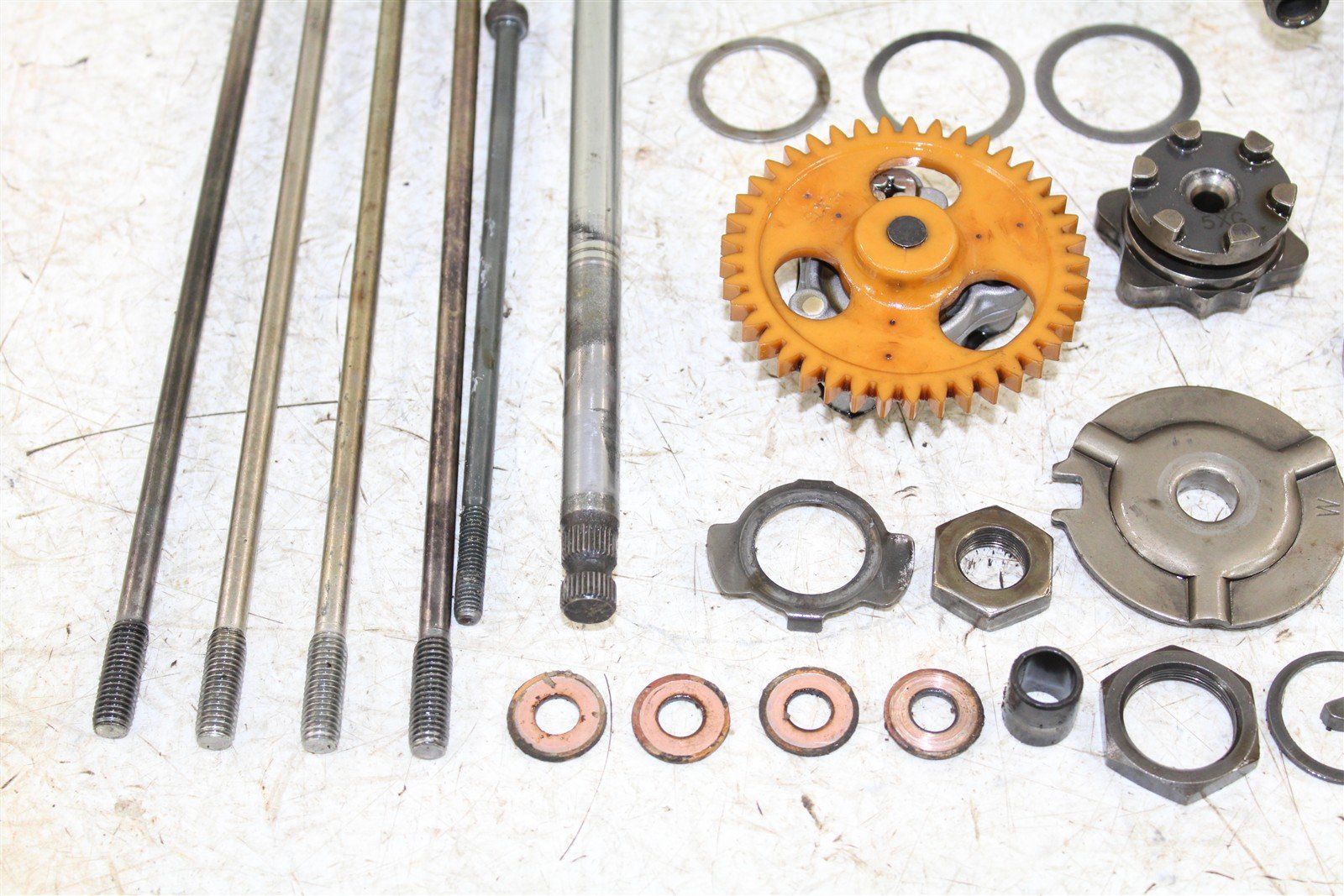 2009 Yamaha Big Bear 250 2x4 Transmission Gears Shift Shaft Forks Drum 50114