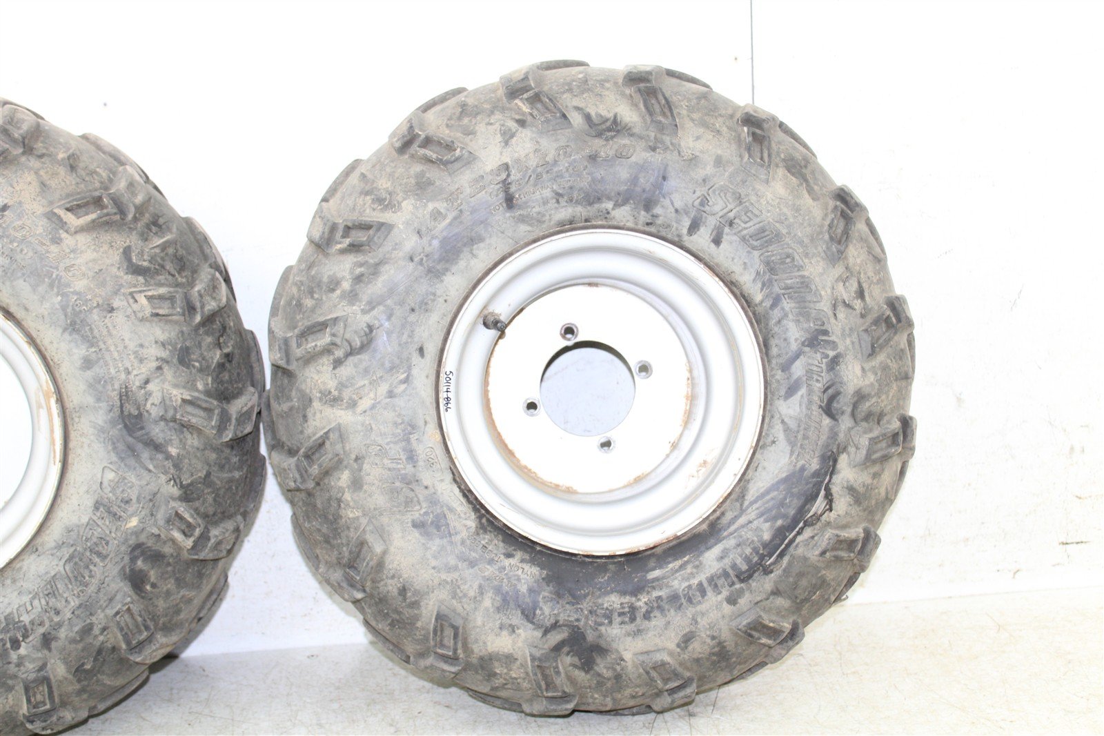 2009 Yamaha Big Bear 250 2x4 Rear Wheel Set Rims 50114