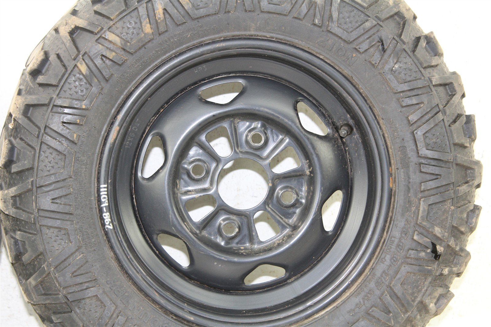 2023 Honda Rancher 420 4x4 Front Wheel Set Rims 11109
