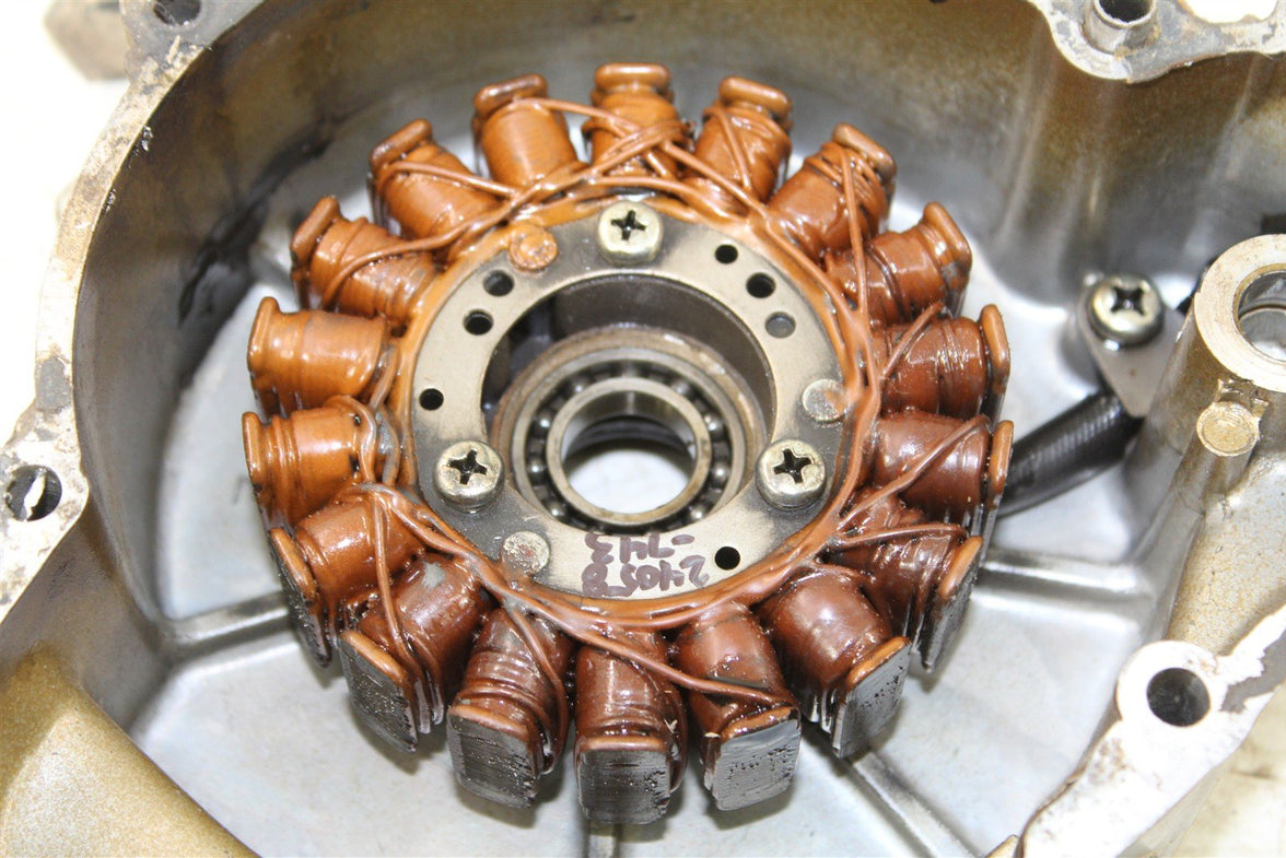 1998 Kawasaki Bayou 220 Stator Magneto Generator Coil w/ Cover 24058