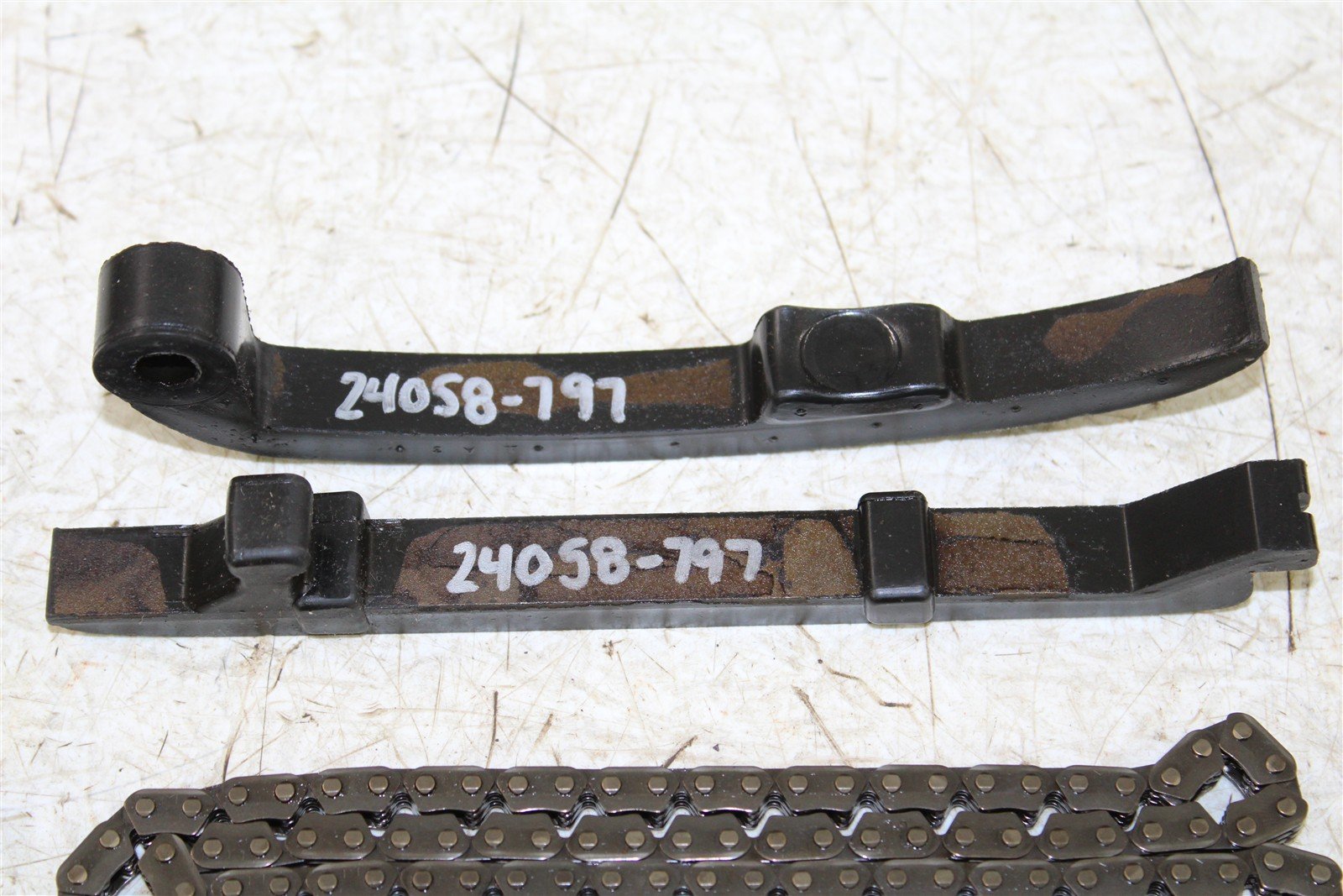1998 Kawasaki Bayou 220 Timing Chain Guide Slides w/ Camshaft Tensioner 24058