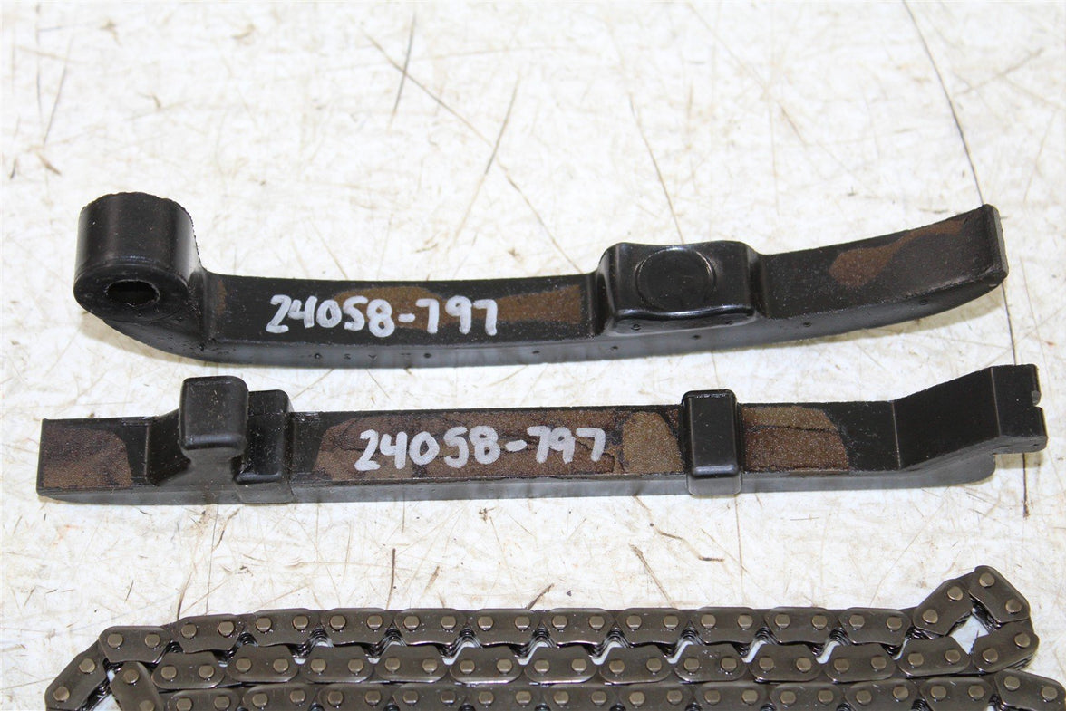 1998 Kawasaki Bayou 220 Timing Chain Guide Slides w/ Camshaft Tensioner 24058
