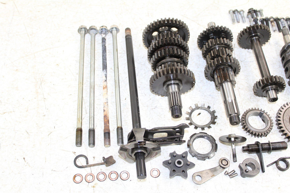 1998 Kawasaki Bayou 220 Transmission Gears Shift Shaft Forks Drum 24058