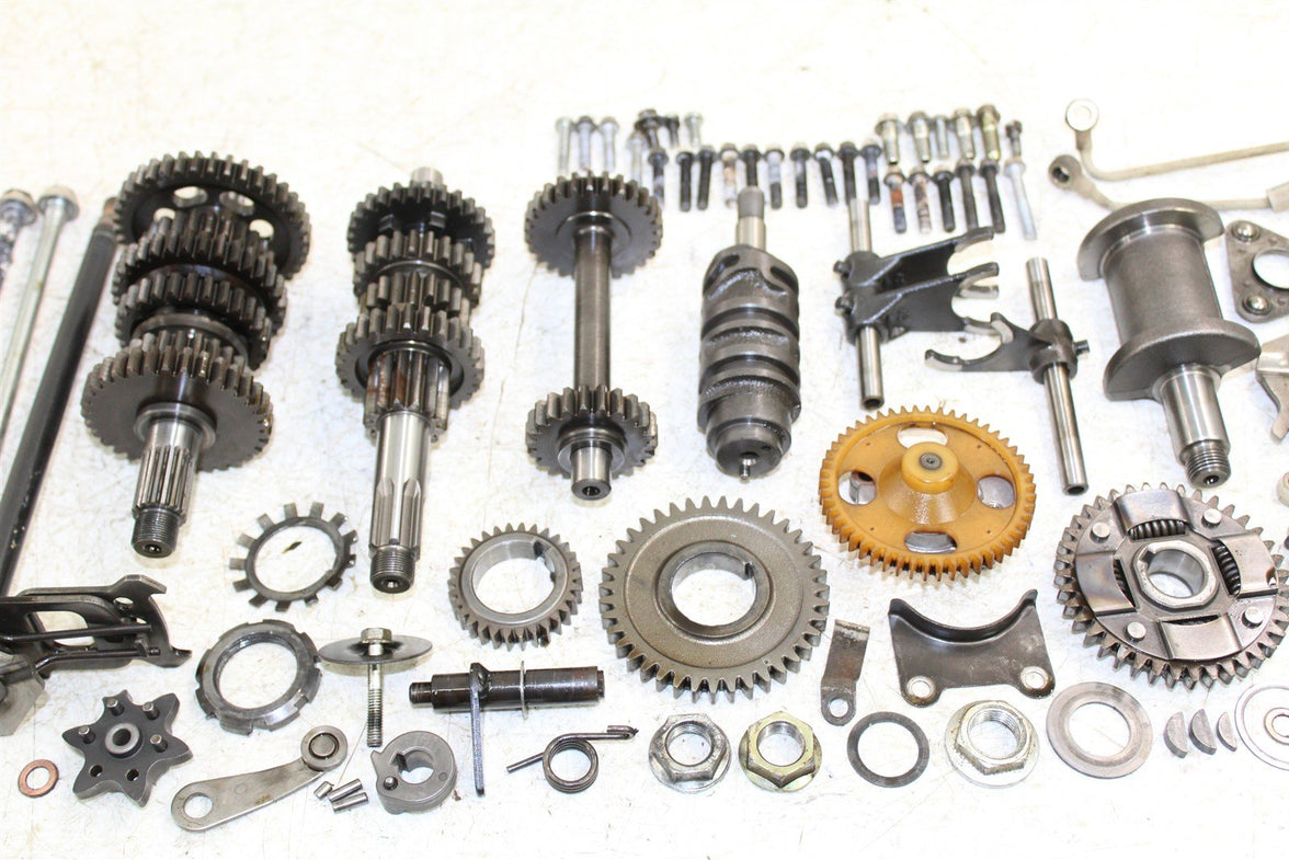 1998 Kawasaki Bayou 220 Transmission Gears Shift Shaft Forks Drum 24058