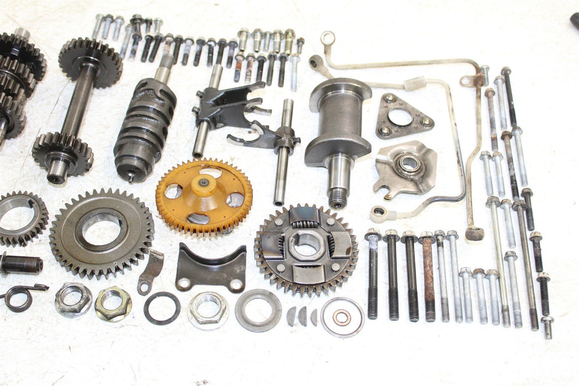 1998 Kawasaki Bayou 220 Transmission Gears Shift Shaft Forks Drum 24058